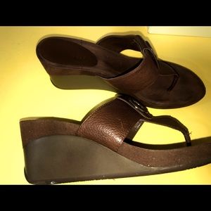 Brown Nine West sandals